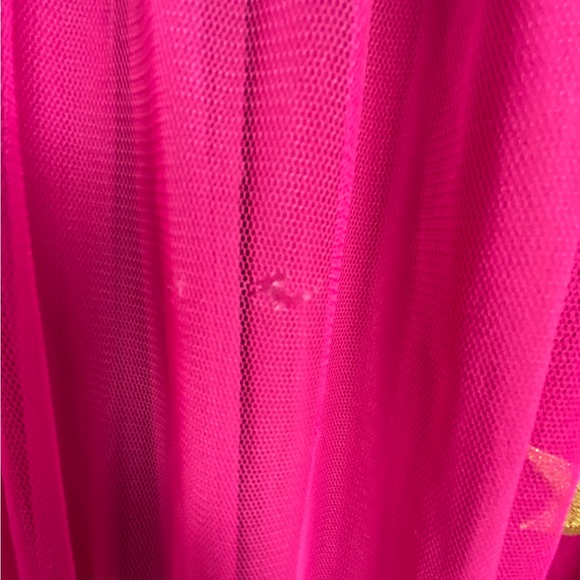 Matilda Jane TWINKLING STARS Dress Size 14 Pink Tulle, GUC due to snag on back - Picture 6 of 6